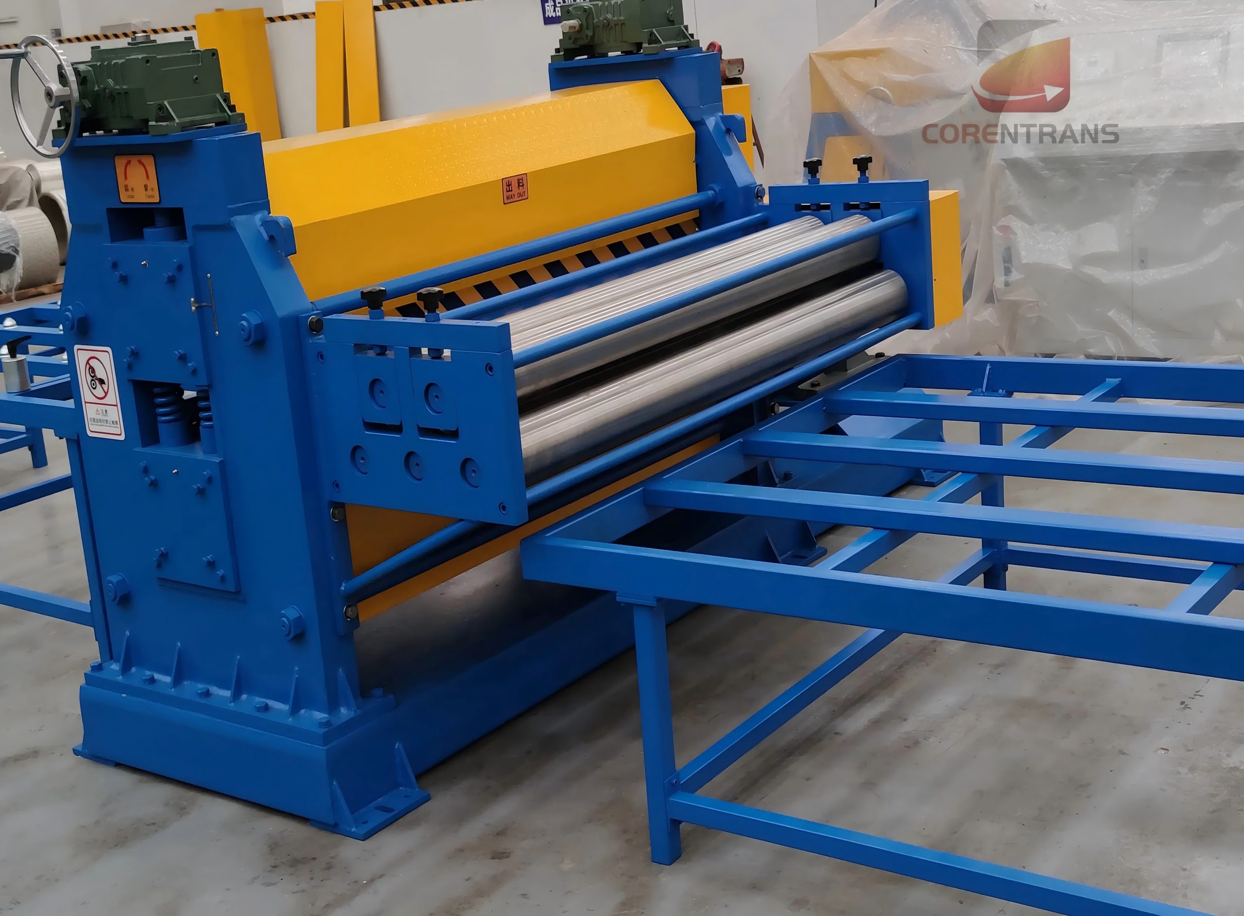 Stainless steel water pattern metal embossing machine