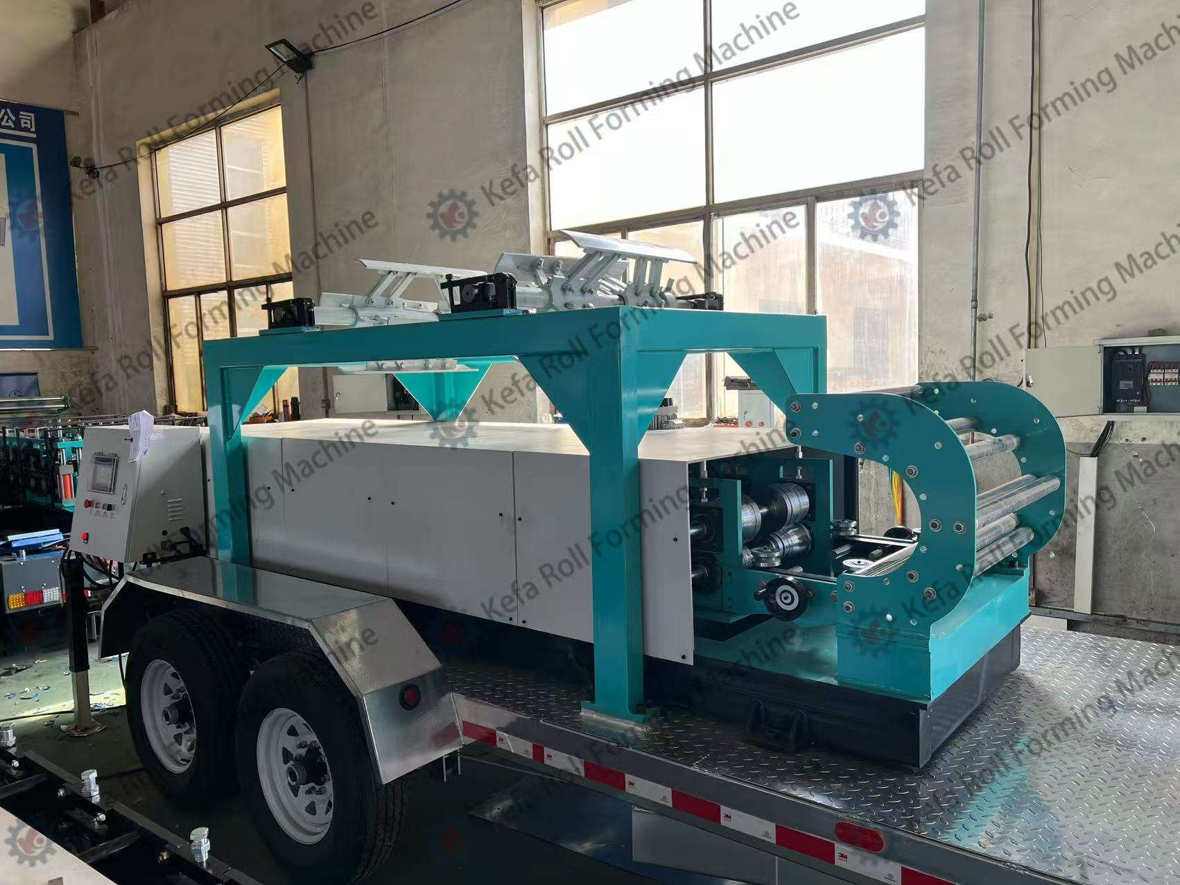 Portable Metal Roof & Wall Panel Profiles MECHANICAL STANDING SEAM SNAP-LOCK Roll Forming Machine