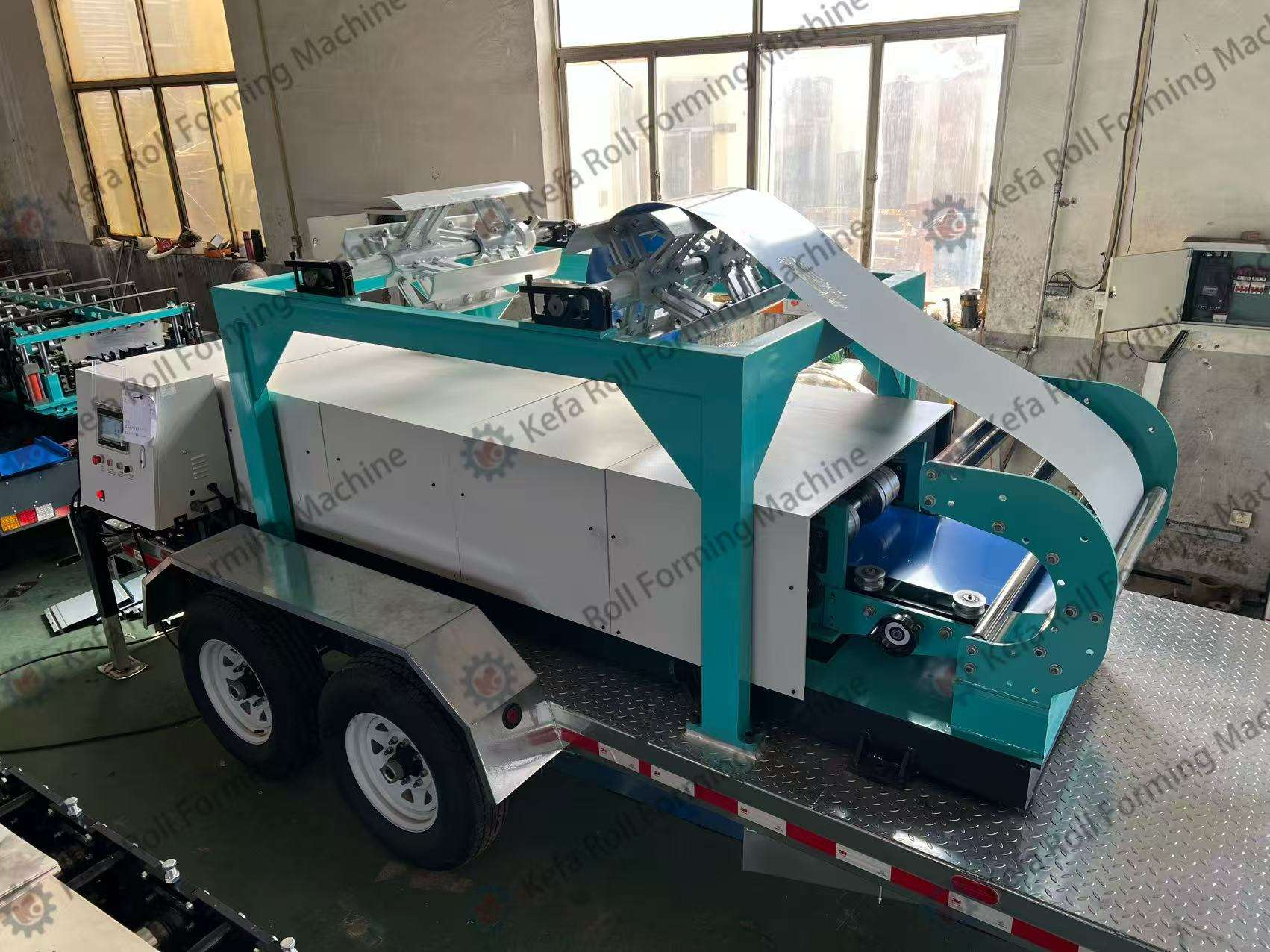 Portable Metal Roof & Wall Panel Profiles MECHANICAL STANDING SEAM SNAP-LOCK Roll Forming Machine